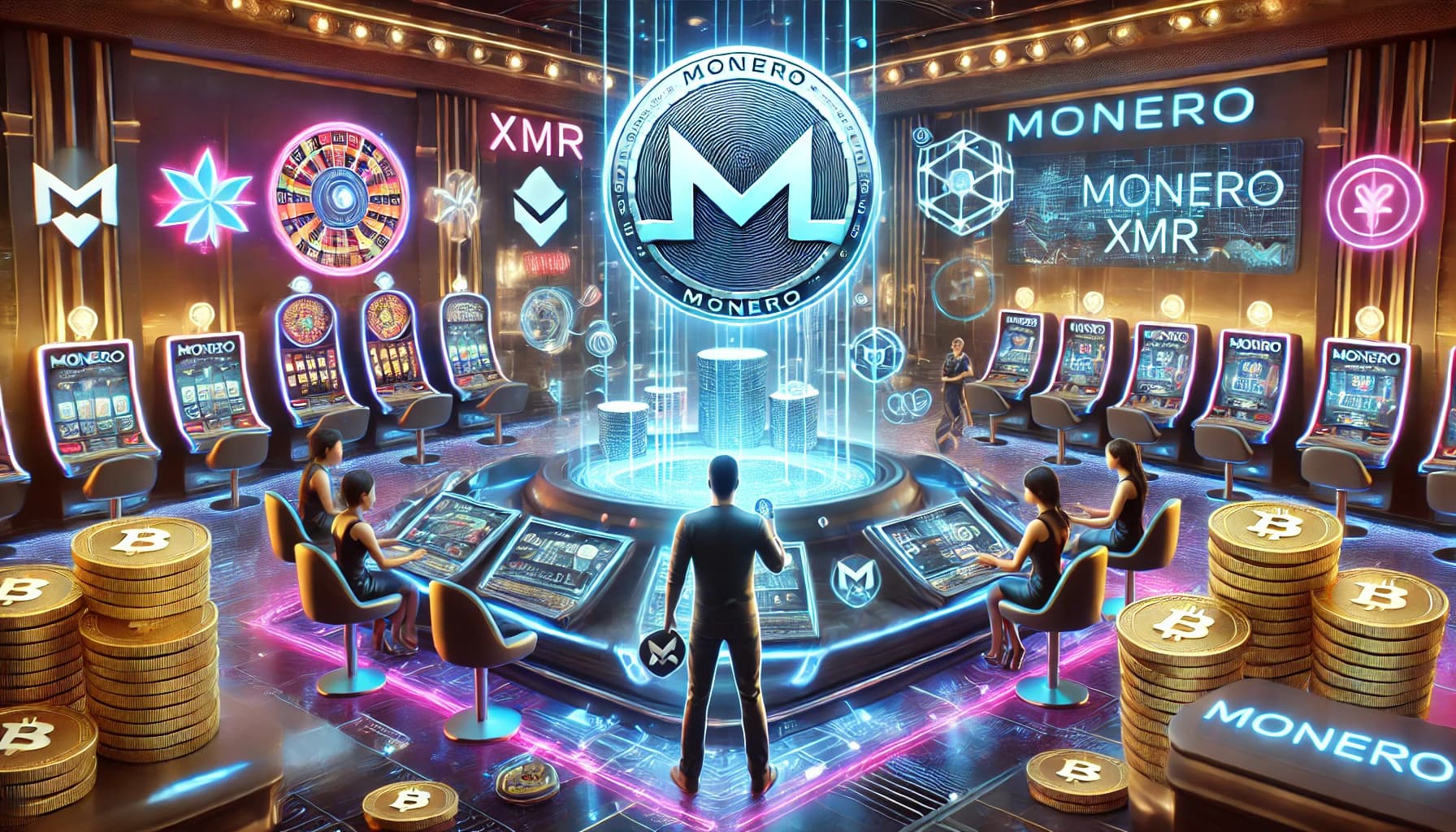Transacciones rápidas en casinos Monero.